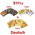 thumbnail image 1 of Cartas de Pokémon en inglés, español, francés, alemán, dorado, colorido, Vmax, GX, EX V, Pikachu, Charizard, Colección rara, regalos de batalla, Juguetes, 1 of 3
