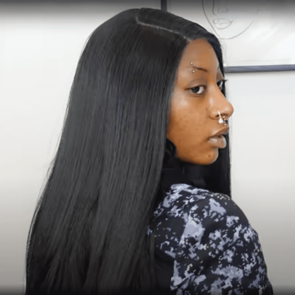 Bobbi Boss Emerson Premium Synthetic Swoop Part Boss Lace MLF648 Lace Wigs / Color: 2 - DARK BROWN