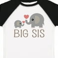 thumbnail image 4 of Inktastic Big Sis Elephant Girls Toddler T-Shirt, 4 of 5