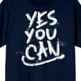 thumbnail image 2 of Yes You Can Gym Culture Navy Blue Graphic Tee-3XL, 2 of 4