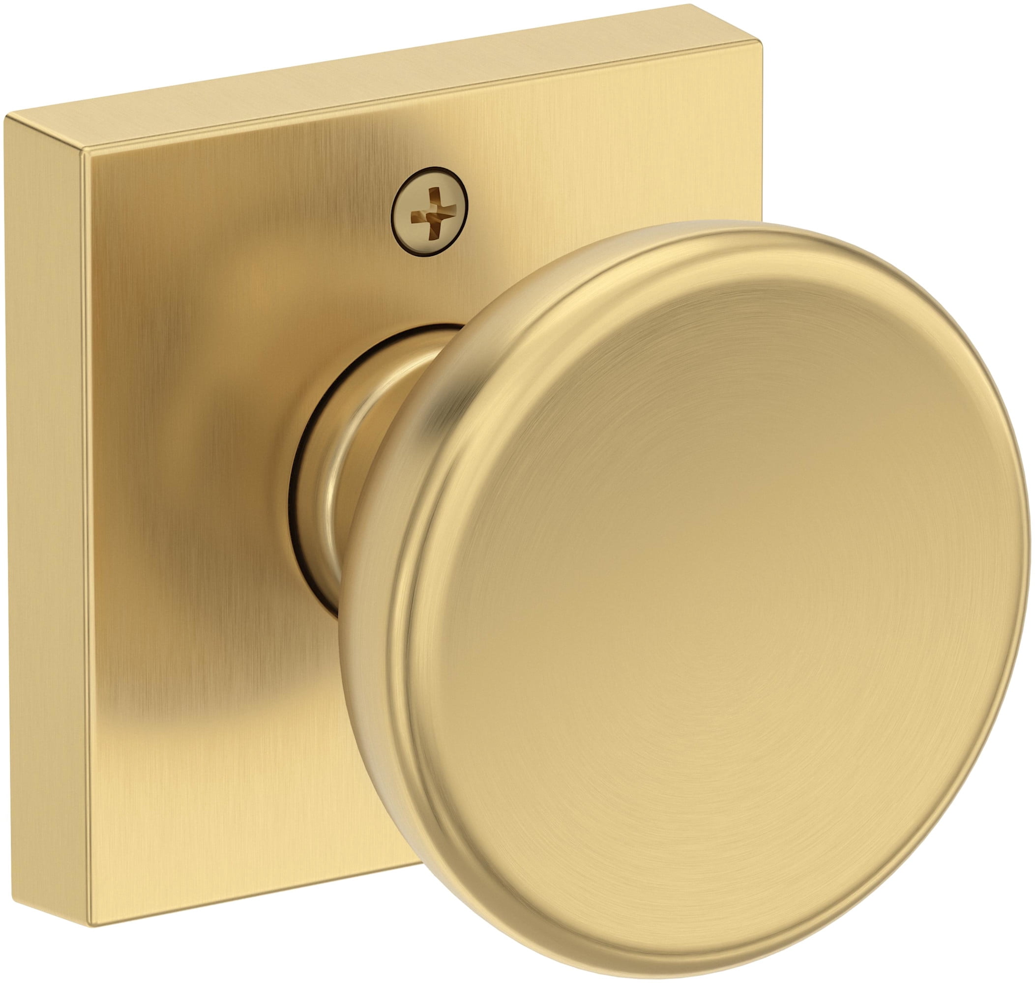 Baldwin FDSOLCSR190 Solvang Non-Turning Two-Sided Dummy Door Knob Set - Black