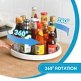 thumbnail image 4 of 2 Pack Lazy Susan Cabinet Organizer, 10'' Lazy Susan Turntable Rotating Spinning Organizer Rotating Spice Rack for Kitchen, Refrigerator, Pantry, Spice Rack, Bathroom, 4 of 8
