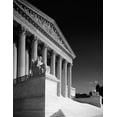 thumbnail image 2 of Highmith, Carol 12x14 White Modern Wood Framed Museum Art Print Titled - U.S. Supreme Court building, Washington, D.C. - Black and White Variant, 2 of 4