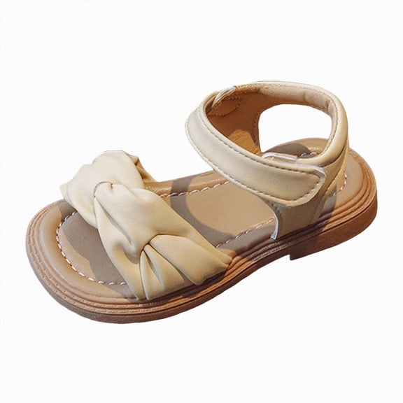Duqingm Sandals for Girls Baby Girls Sandals Summer Shoes Outdoor First Walker Toddler Girls Boys Shoes Yellow,7