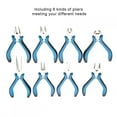 8 Kinds of Jewelry Repair Tool Steel Pliers Wire Cutter Flat Nose