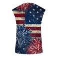 thumbnail image 5 of Cmfcve Men's Patriotic Tank Top Casual Printing Independence Day Vests Sleeveless Round Neck Flag Tees, 5 of 5