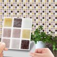 thumbnail image 1 of Adhesivo de pared de mosaico de azulejo de membrana cúbica esmerilada, adhesivo decorativo impermeable para pared DIY TUNC Sencillez, 1 of 5