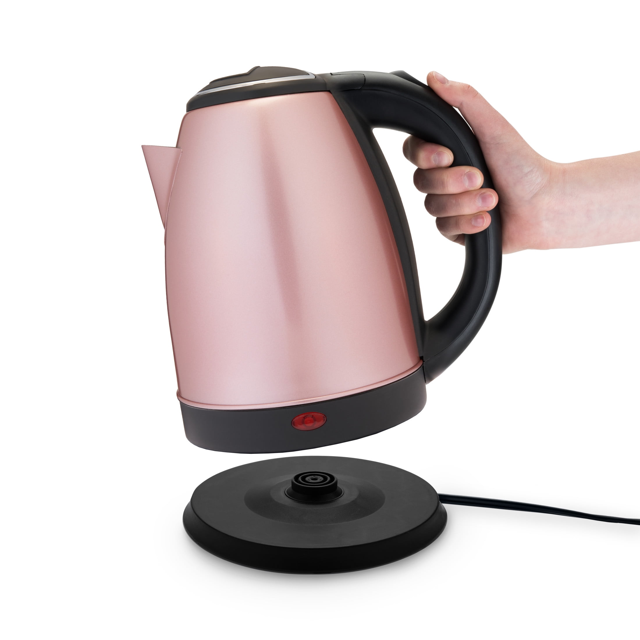 Pinky Up Parker Cordless Electric Kettle for Tea and Coffee, 56oz Rose Gold