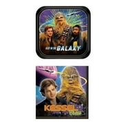 Star Wars Han Solo Party Bundle: 16x 7" Plates & 16x Lunch Napkins