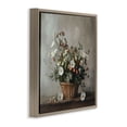 thumbnail image 2 of Stupell Industries Cottage Flowers In A Basket Arrangement Brown Floating Frame Canvas Art, 25 x 25, by Lazar Studio, 2 of 8