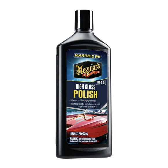 Meguiar's, Marine/RV Pulidor y Potenciador del Brillo, M4516, 16oz.