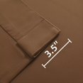 thumbnail image 4 of Cortinas Joydeco Térmicas Aislantes Opacas W132 x L228cm Marrón, 4 of 9