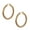 Gold, variant on Stainless Steel Rose Gold-Tone Classic Hoop Earrings