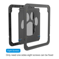 Qtmnekly Pet Kitty Dog Door Flap Gate Opener Controlled Entry