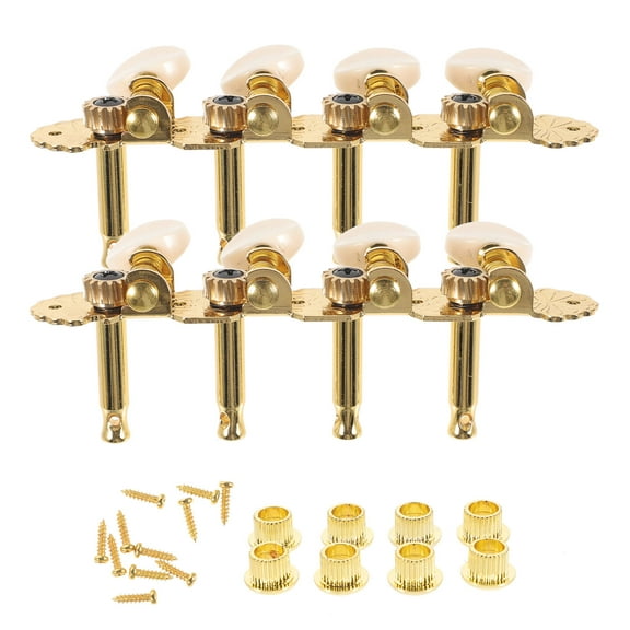 COSMOBETTY 1 Set Mandolin Golden Metal for Musicians Practice Performance 11x4cm