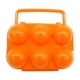 thumbnail image 4 of Caja de almacenamiento de huevos portátil Bandeja para huevos Herramientas de cocina a prueba de golpes Estuche para transportar huevos para 6 cuadrícula, 4 of 9