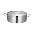 thumbnail image 1 of Marmite en Acier Inoxydable Robuste avec Couvercle Petite Casserole 20cm, 1 of 8