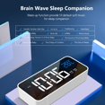 thumbnail image 3 of Reloj despertador digital, reloj despertador con espejo recargable junto a la cama con pantalla LED de temperatura, repetición, volumen y brillo ajustables, 2 alarmas con 13 música (blanco) brillar Electrónica, 3 of 5
