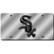 Plaque d'Immatriculation Laser Chicago White Sox Argent – image 1 sur 2