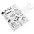 thumbnail image 2 of Sellos transparentes TPR DIY patrón único de Navidad claro seguro saludable amplia aplicación sello transparente para proyectos artesanales, 2 of 8