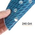 thumbnail image 3 of 70 Packs Diamond Shape Sanding Discs 6 Inch 240 Grit Hook and Loop Blue Rhomb Sandpaper Fish Scale 8 Holes, 3 of 6