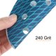 thumbnail image 3 of 70uds Diamante Forma Lijado Discos 6 Pulgadas 240 Grano Gancho y Bucle Azul Rombo Lija Papel Pescado Escala 8 Agujeros Lijadora Acabado Discos, Húmedos y Secos Pulido, 3 of 6