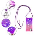 thumbnail image 5 of Funda para iPhone 12 Mini Brillantina Líquida Divertida Reluciente y con Cristales en Movimiento Cuerpo Cruzado con Cordón Ajustable, 5 of 5