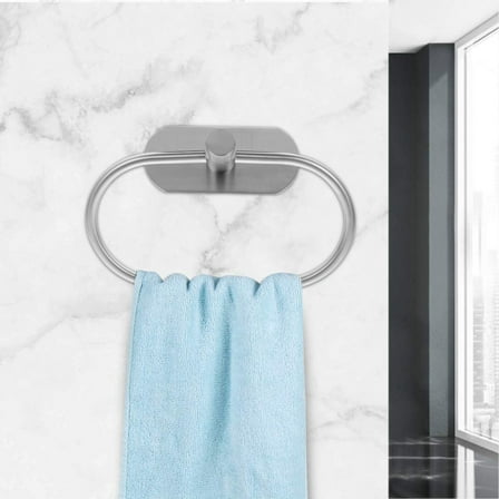 GOOHOCHY  Hanging Hand Towel Ring Bronze Bathroom Pendant Set Wall Mount Holder