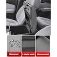 thumbnail image 3 of KBH Center Console Cover for Honda Pilot Accessories 2023-2026 & Ridgeline/Passport 2024-2026, Leather Armrest Cover Anti-Scratch Middle Console Pad Protector, Gray, 3 of 8