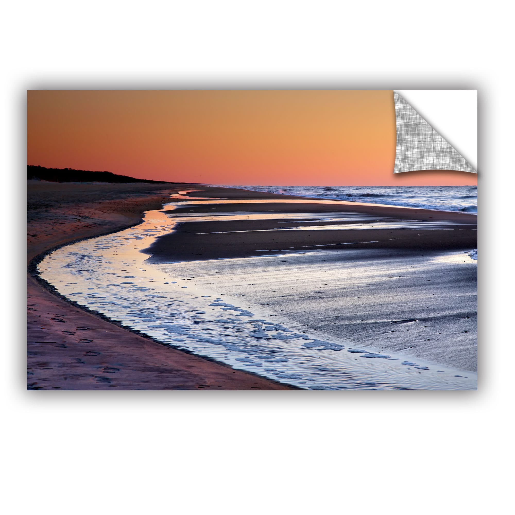 ArtAppealz Steve Ainsworth "Tide Pools at Sunrise" Removable Wall Art