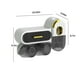 thumbnail image 3 of Portacepillos de pared con dispensador automático de pasta dental | Organizador de baño de 4 ranuras con vaso y bandeja para cepillos de dientes | Material PP blanco | Diseño compacto para uso, 3 of 7