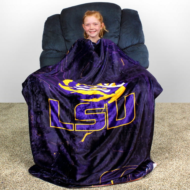 Lsu plush blanket sale