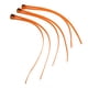 thumbnail image 3 of 3 Piezas de Brida de Cable de Nylon con Cremallera de Alambre autoblocante con Anillo de tracción para Deportes al Aire Libre Equipo CS sujeción Naranja YUNYI BRAND  Deportes, 3 of 8
