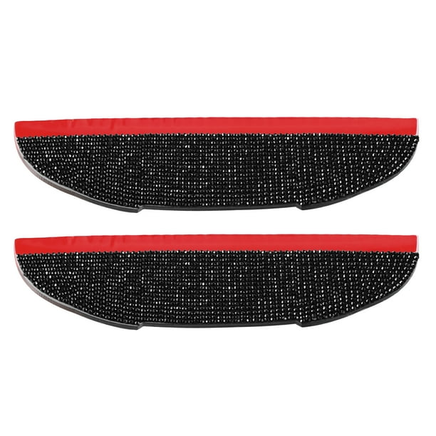 Par Coche Retrovisor Espejo Lluvia Cejas Lateral Espejo Lluvia Guardia Negro