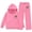 Pink-08, variant on Nugftut Girls Outfit Sets Kids 2 Piece Athletic Hooded Sweatshirts and Baggy Sweatpants Fall Winter Sweat Suits Size 9