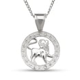 thumbnail image 5 of Better Jewelry .925 Sterling Silver Zodiac Sign Necklace, 5 of 13