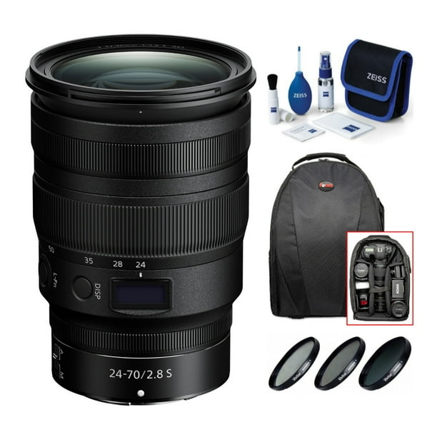 Nikon Nikkor Z 24 70mm F 2 8 S Lens For Mirrorless Cameras Backpack And Bundle Walmart Com Walmart Com