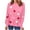 Pink, variant on Posijego Womens Valentine's Day Sweatshirts Heart Long Sleeve Graphic Pullover Spring Trendy Casual Tops for Women