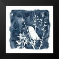 thumbnail image 2 of Robinson, Carol 12x12 Black Modern Framed Museum Art Print Titled - Indigo Bird II, 2 of 5