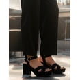 thumbnail image 4 of Zapatilla Tacon Ancho Lady Paulina® Color Durazno Negro negro 24, 4 of 11