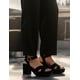 thumbnail image 4 of Zapatilla Tacon Ancho Lady Paulina® Color Durazno Negro negro 25.5, 4 of 11