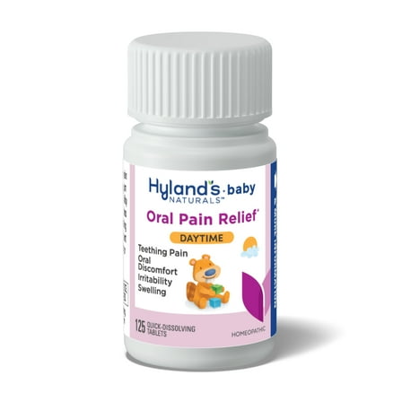 Hyland's Baby Oral Pain Relief, Ages 0  Months, Daytime, 125 Quick Dissolving Tablets