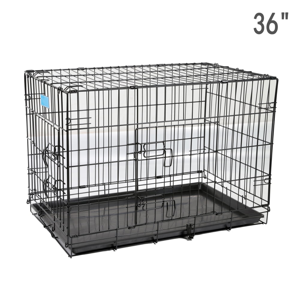 Buy Clearance Sale!Folding Metal Dog Crate; Single Door Life Stages Dog