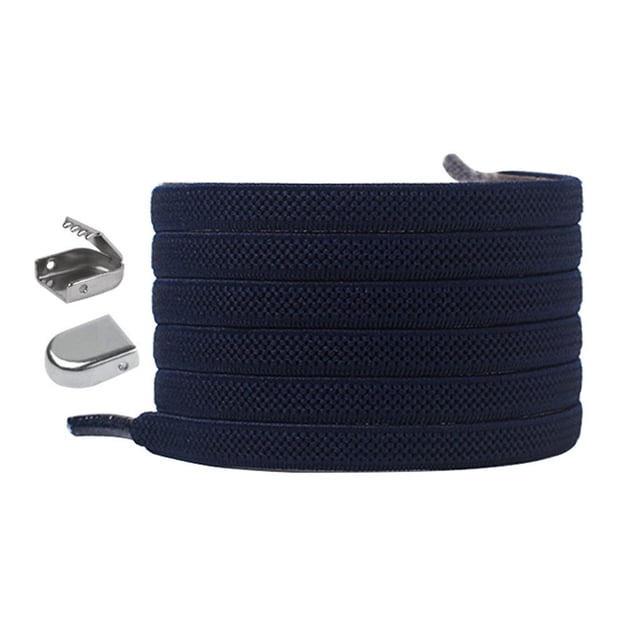 Cordones elásticos Qarigey para zapatos deportivos Accesorios de calzado color Azul marino