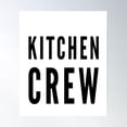 thumbnail image 2 of Kitchen Crew Poster Wall Art, Modern Wall Decor For Living Room Bedroom, 16x24 UNFRAMED, 2 of 3