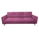 thumbnail image 1 of Sofá Cama Reclinable Paris Terciopelo Rosa, Brazos movibles, Futon 3 Posiciones Barbie EL BAZAR STORE Moderno abotonado, 1 of 8