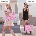 thumbnail image 6 of Large Capacity Tote Bag,Pink Breast Cancer Handbag Fashion Luxury Tote Bag,15.7"x13"x 5.1" Inches,Laptop Compatible, 6 of 6