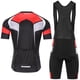 thumbnail image 2 of Jersey de ciclismo Maillot de ciclismo de manga corta para hombre Conjunto corto con babero acolchado Conjunto de paño de ciclismo de secado rápido y transpirable Lixada Jersey de ciclismo, 2 of 7