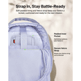 thumbnail image 4 of Gaming Nintendo Switch 2 Carrying Case, Sling Crossbody Travel Bag, Fits Up to 2 Pro Controllers with 10 Game Cartridge Slots, Soft Interior & Lightweight Protective Gaming Pouch - Lilac, 4 of 10