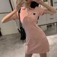 thumbnail image 5 of MesaSe Robe-Chemise d'Été pour Femme, Chemise Mi-Longue à Manches Courtes, Robes Ajustées, 5 of 5